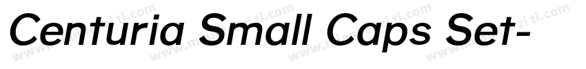 Centuria Small Caps Set字体转换